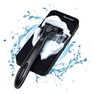 질레트 쉐이빙폼 국산 레이저매직 실리콘 면도날 클리너 면도날갈이 면도기 수명연장