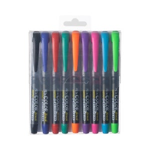 제노 생잉크 칼라 브러쉬 붓펜세트 9색세트