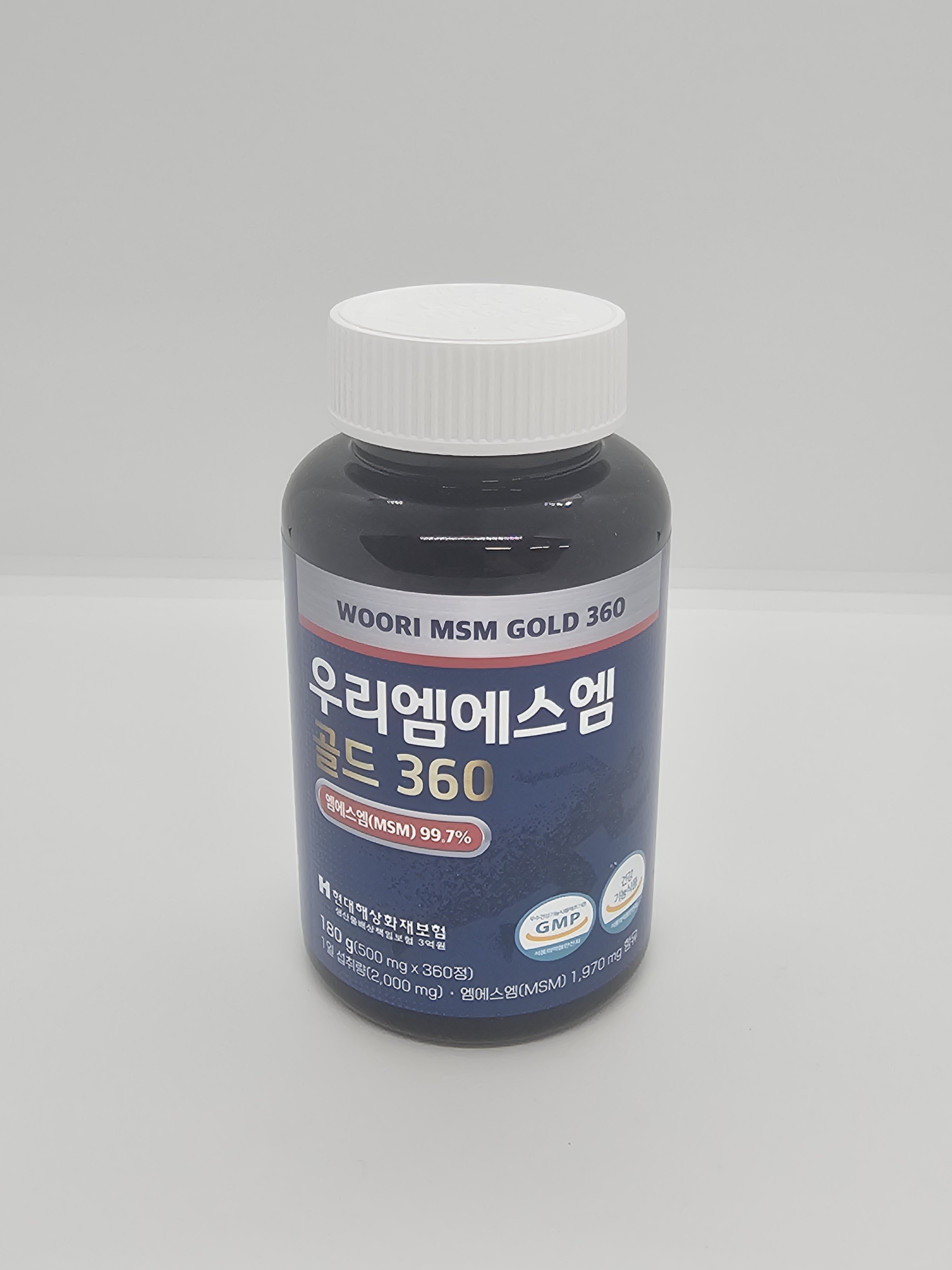 우리엠에스엠(MSM) 골드 360(360정)