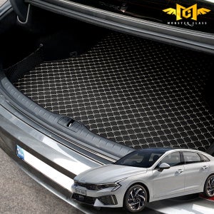 신형 더뉴 K5 페이스리프트 트렁크매트 하이브리드 6:4폴딩형 가죽 퀼팅 매트 용품