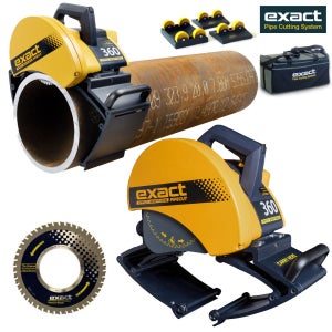 EXACT 헤비 파이프커터 360pro 전문가용 파이프절단기 (절단외경 75mm-360mm)