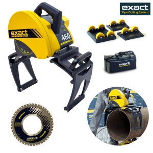 EXACT 헤비 파이프커터 460pro 전문가용 파이프절단기 (절단외경 100-460mm)