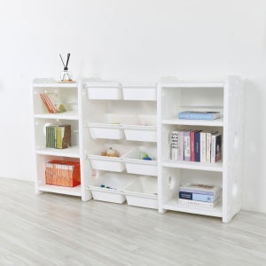 미루 위드맘 WB6(화이트) 책장 장난감정리함 레고박스 아이방 꾸미기 키즈정리함 국내제작