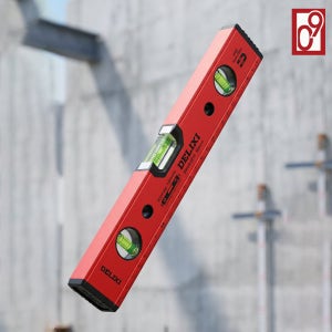 공구하자 자석 수평자 더리시 알루미늄 수평계 30cm