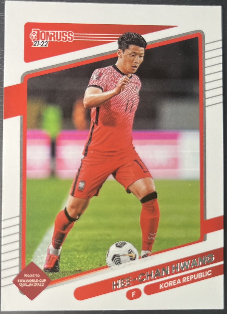 맨즈스포츠 2021-22 파니니 돈러스 로드투카타르 2022월드컵 황희찬 축구카드 (대한민국/국가대표)