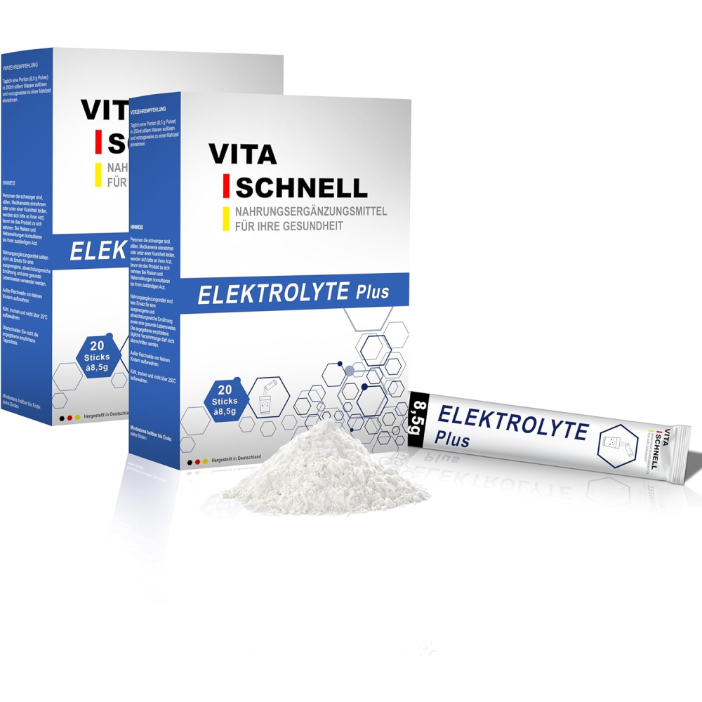<b>VITA SCHNELL</b> 전해질 플러스 신체의 염분 및 수분 손실 8.5g(2 x 20)