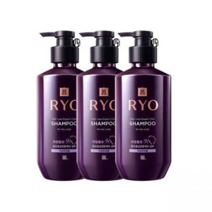 려 자양윤모 9ex 탈 모전문케어 샴푸 민감 400ml 3입