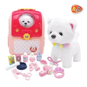 펀그라운드 움직이는 강아지 인형 아기강아지 포포 산책하는 장난감 강아지