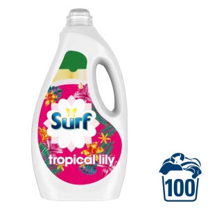 [영국발송] 2.7L 서프 트로피칼 릴리 워싱 리큐드 디터전트 액체형 세탁세제 Surf Tropical Lily