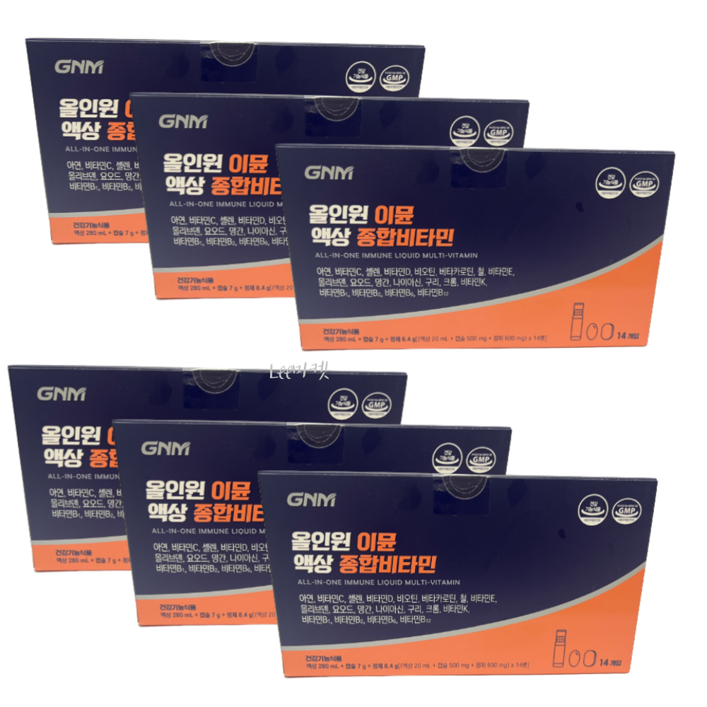 GNM이뮨 액상 종합비타민 6박스