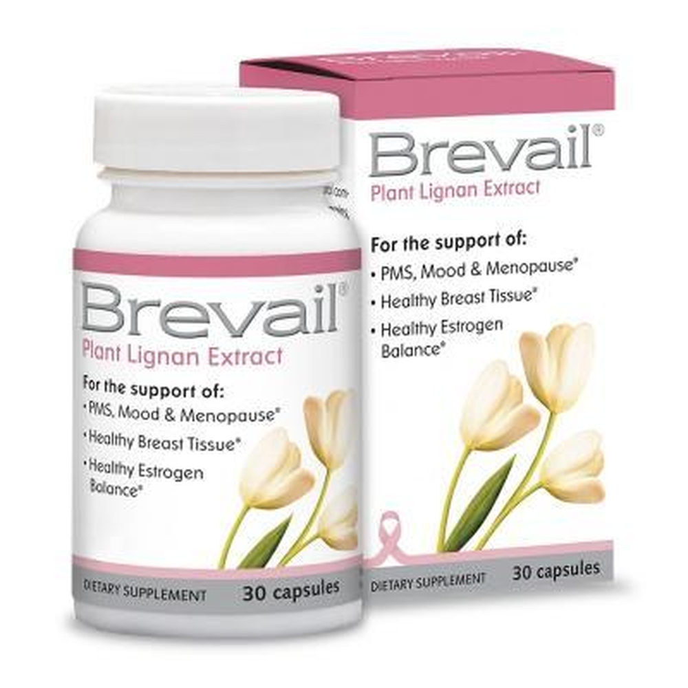 [Barlean’s 발린스] 브리바일 <b>플랜트 리그난</b> 추출물, 30 캡슐, <b>Brevail</b> Plant Lignan Extract