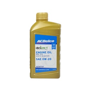 쉐보레93747737 AC델코 dexos1 gen3 가솔린용 0W20순정엔진오일 1리터