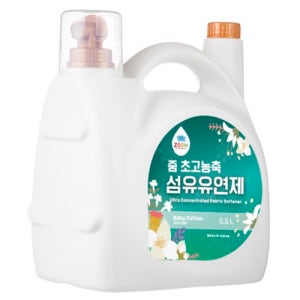 줌 엑스퍼트 베이비코튼향 초고농축 섬유유연제 본품 5.5L짜리 2개