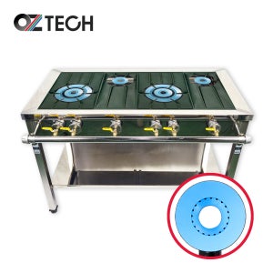 오즈테크 업소용 가스렌지 일반상판 1200렌지 22-12화구 2세대 세라믹 간택기 간데기 LPG LNG(도시가스)