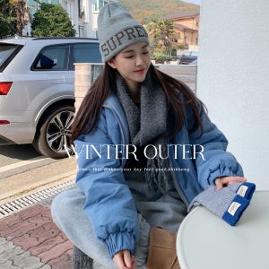 (무료배송)젠지 오버핏 패딩점퍼(2color)