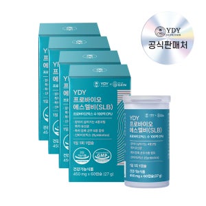 YDY 프로바이오 에스엘비(SLB) 100억 유산균 고상온약사 성분배합 60캡슐, 4개