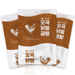 오곡 닭발곰탕 곰국 쫀득한 저염식 사골육수 환자영양식 간편팩 30개