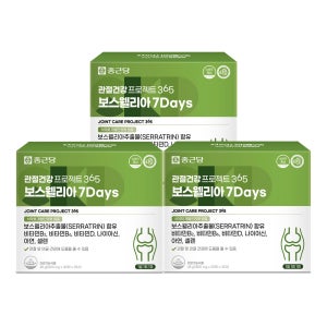 [6개월분] 종근당 보스웰리아 7Days 관절건강 프로젝트365 60정, 3개