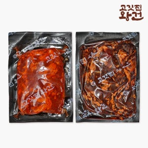 고깃집왕건 대용량 업소용 제육볶음 1kg 돼지 불백 고추장 간장 불고기 두루치기