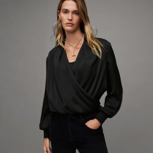 올세인츠 티셔츠 / 올세인츠 아비 슬리브 탑 WM074Z-5