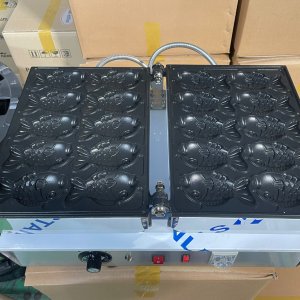 태양산업 새로운 전기식 10구 붕어빵기계 특대 사이즈