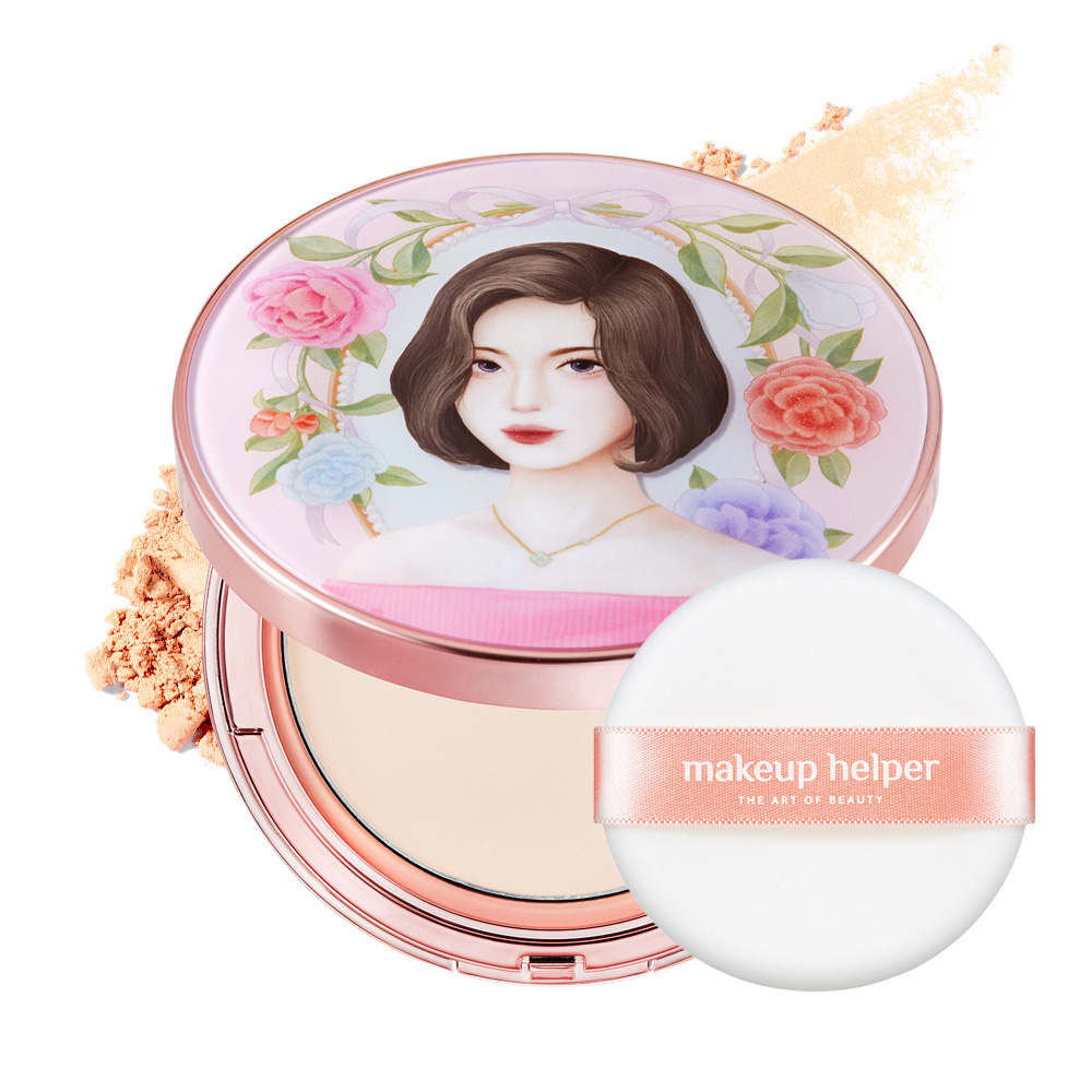 메이크업헬퍼 아트 팩트 오리지널 프로 피니쉬 25g 러블리 레이첼+퍼프 세트