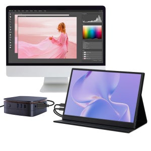 포터블 모니터 15.6인치 C타입 휴대용 사무용 듀얼 확장 서브 모니터