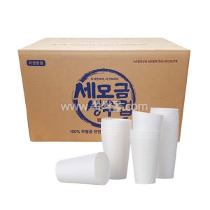 세모금 생수컵 작은물컵 생수컵 천연펄프100% 내면PE코팅 4000매