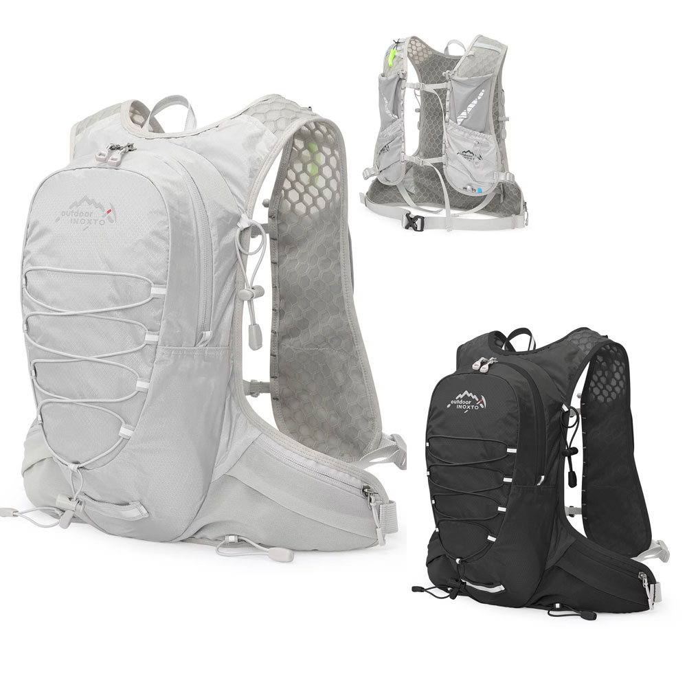 INOXTO 초경량 트레일러닝 백팩 러닝 자전거 사이클링 등산 조끼 가방 12L