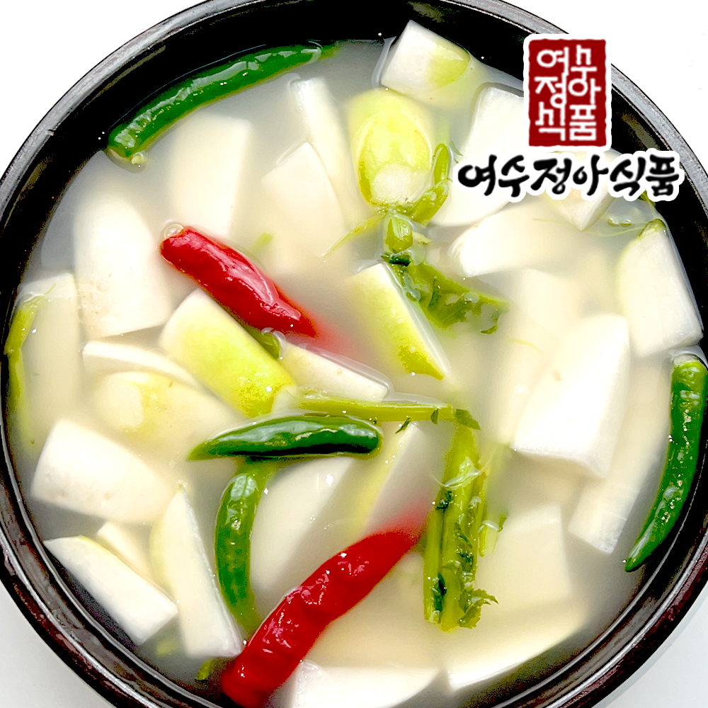 여수정아식품 당일제조 시원하고 아삭한 월동무 동치미 5kg