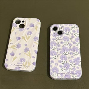 아이폰 플라워 봄 리틀 인원 여름 12 밀집 프레쉬 프로 맥스 미니 퍼플 케이스