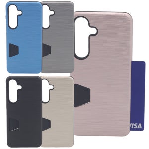 갤럭시A 크레이지 카드 수납 하드 범퍼 케이스 블랙, 갤럭시A34