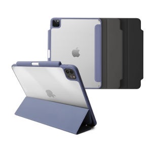 탱글우드 아이패드 프로 11인치(1/2/3/4세대) 클리어 핏 케이스 애플펜슬 수납 스마트커버