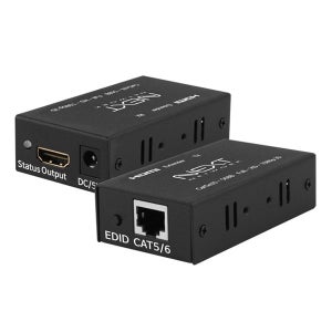 [이지넷유비쿼터스] HDMI 리피터 송수신기 세트 RJ-45 최대 60m 연장 NEXT-50HDC