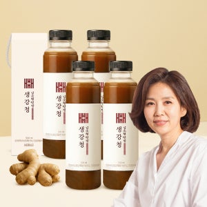 헤밀레 김소형 원장 생강청 물 한방울 넣지 않은 국내산 생강차 500ml, 4개