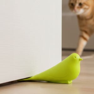 퀄리디자인 비둘기 방문스토퍼 방문닫힘방지 문쾅방지 고정 장치