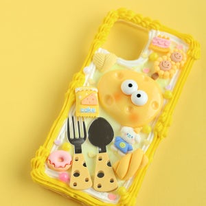 데코덴 폰케이스 핸드폰 꾸미기 제작 파츠 폰꾸 세트 치즈파티