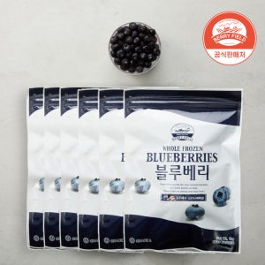 냉동 블루베리 미국산 베리필드 1kg, 5개