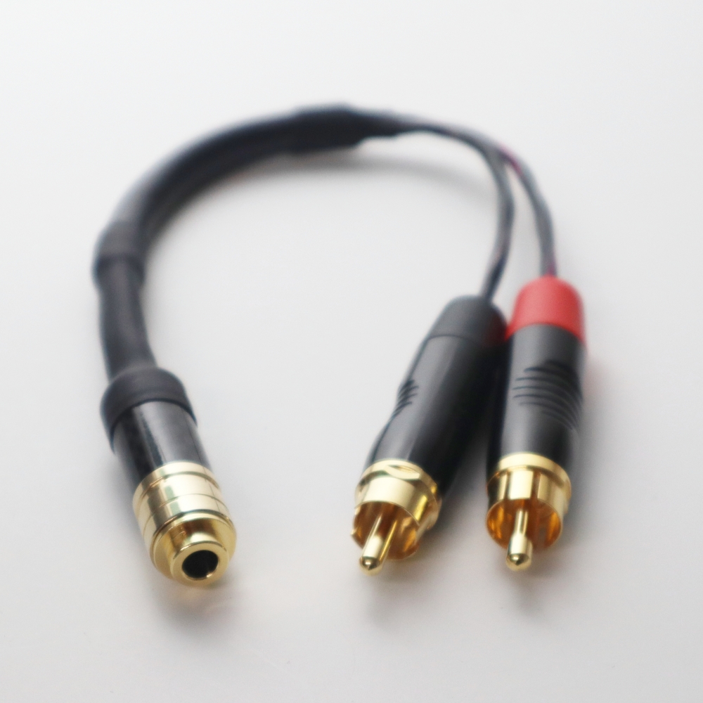 카나레 수제작 4.4mm 암 to RCA aux Y 케이블 4.4 - RCA 앰프 DAC