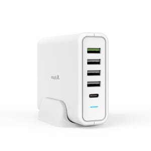 밸류엠 75W PD 3.0 PPS 5포트 멀티 초고속 충전기 퀵차지 노트북 휴대폰 충전