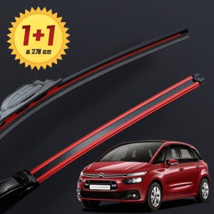 1+1 시트로엥 DS 그랜드 C4 피카소 프리미엄 하이브리드 윈도우브러쉬 와이퍼 블레이드 PR