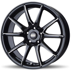 아반떼 그랜져 18인치휠 아비드GT03 블랙밀링스포크 (6p +3mm)