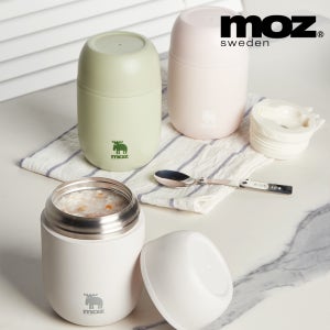 MOZ 스웨덴 포스코 316스텐 이중진공 푸드자 보온 도시락 죽통 480ml