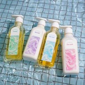 온다다시 수영장 케어 수영 샴푸 & 헤어트리트먼트 & 바디워시 & 바디로션 세트 480ml