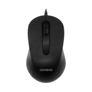 conevo 편안한 그립감 고성능 광센서 노트북 PC용 USB방식 조용한 무소음 유선 마우스