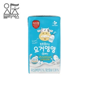 CJ 이츠웰 튼튼플러스 요거얌얌 플레인 1box (125ml x 24개)