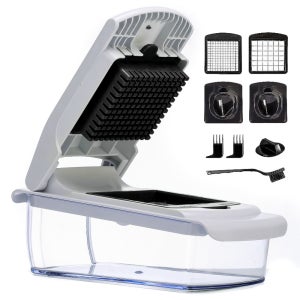 풀스타 4in1 야채다지기 양파 깍뚝썰기 채소 만능 쵸퍼 스파이럴라이저