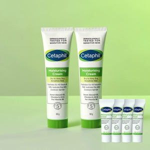 [슈퍼적립] 세타필 모이스춰라이징 저자극 고보습 크림 100g 2개+10g 4개