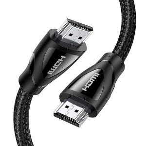 유그린 8K HDMI2.1 블랙메쉬 케이블 1M U-80401
