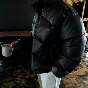 남자오리털패딩 덕다운 숏패딩